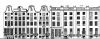 Herengracht 482-496. Tekening uit het Grachtenboek van Caspar Philips Herengracht 482-496. Tekening uit het Grachtenboek van Caspar Philips