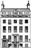 Keizersgracht 127. Tekening uit het Grachtenboek van Caspar Philips