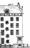 Keizersgracht 231A. Tekening uit het Grachtenboek van Caspar Philips