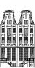 Keizersgracht 518-516. Tekening uit het Grachtenboek van Caspar Philips.