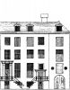 Keizersgracht 569-571. Tekening uit het Grachtenboek van Caspar Philips