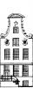Keizersgracht 66. Tekening uit het Grachtenboek van Caspar Philips