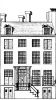 Keizersgracht 719. Tekening uit het Grachtenboek van Caspar Philips