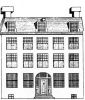Keizersgracht 757. Tekening uit het Grachtenboek van Caspar Philips