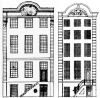 Herengracht 434 vergeleken met een ontwerp van Daniel Marot