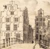 Vreedenburg. Een potloodtekening van H.P. Schouten die door Gerrit Lamberts in 1818 werd uitgewerkt.