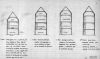 Bouwgeschiedenis. Tekening Bureau Monumentenzorg