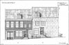 Raamdwarsstraat 11 en 9. Bouwtekening Bureau Monumentenzorg