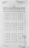 Ontwerptekening van de gevelwijziging in 1869