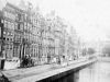 Keizersgracht bij de Leidsestraat op een foto van A. Jager uit ca. 1865/70
