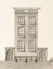 Singel 452. Tekening ca. 1830