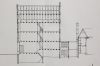 Doorsnede Kalverstraat 96. Tekening J. Jehee