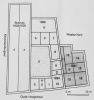 Schematische indeling van het VOC-complex, Oude Hoogstraat 24