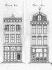Ontwerptekening, links de oude, rechts de nieuwe toestand