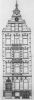Bouwtekening van architect Y. Bijvoets (&copy; Walther Schoonenberg)
