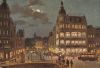 Prentbriefkaart van het Koningsplein in ca. 1900