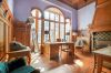 Interieur van de mooie kamer aan de erker Interieur van de mooie kamer aan de erker