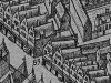 Aan beide zijden van de steeg de huizen op nr. 40 en 52 Aan beide zijden van de steeg de huizen op nr. 40 en 52