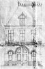 Ontwerptekening van de voorgevel door T. Sanders (Achter Oosteinde 13) Ontwerptekening van de voorgevel door T. Sanders (Achter Oosteinde 13)