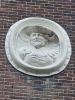 Cartouche met een 17de-eeuws portret