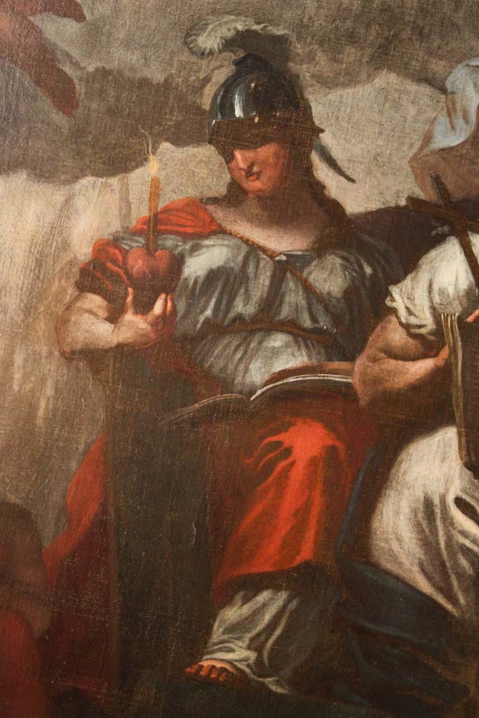 Personificatie van de Fides Catholica (met kaars)  (&copy; Walther Schoonenberg)